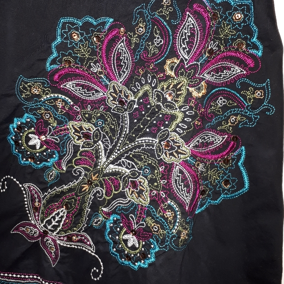 HeartSoul skirt with embroidery and sequins size 3 - Picture 2 of 3